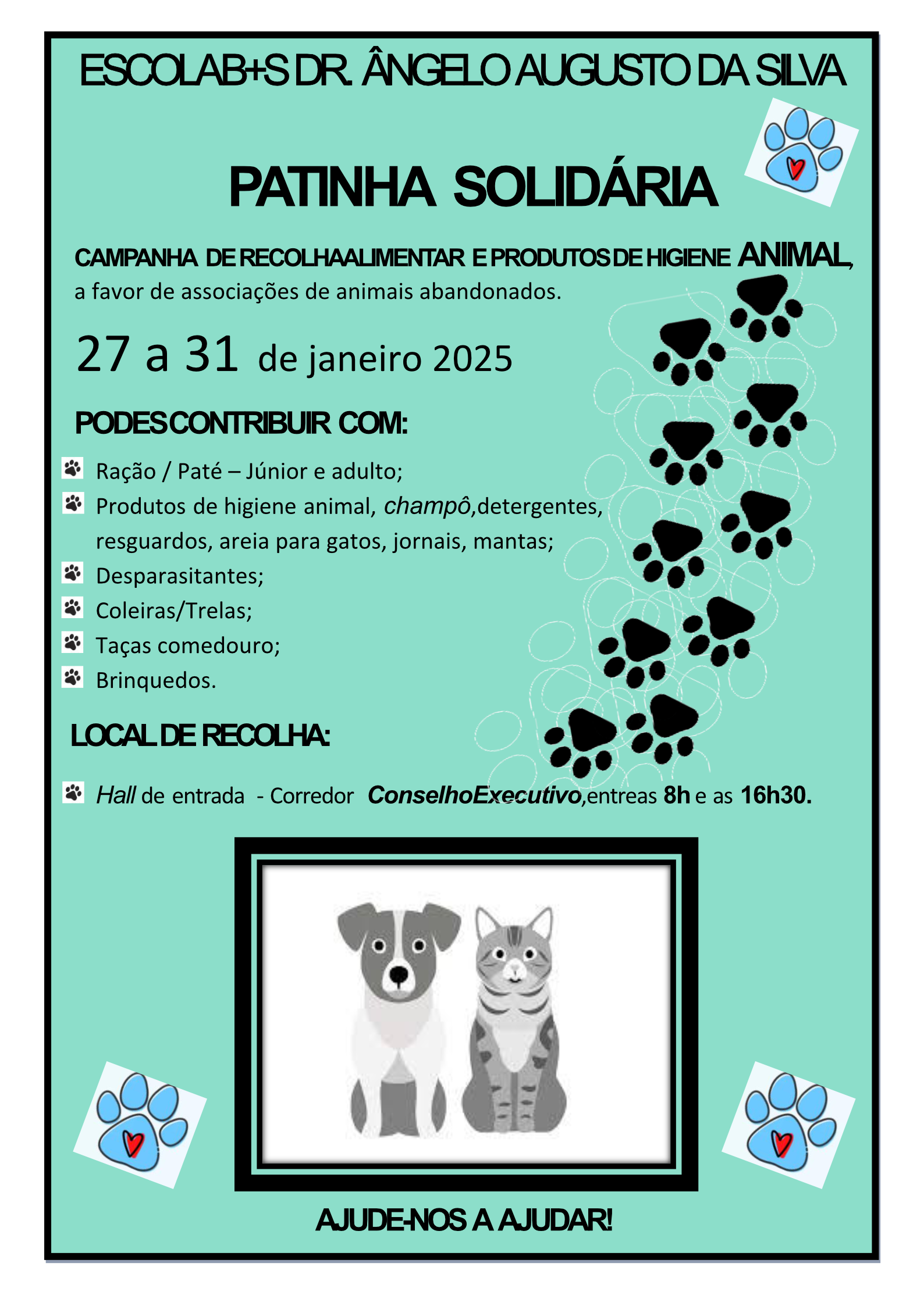 CAMPANHA SOLIDÁRIAnimais25