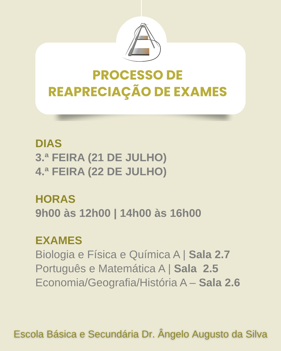 Informação EBSAAS EXames