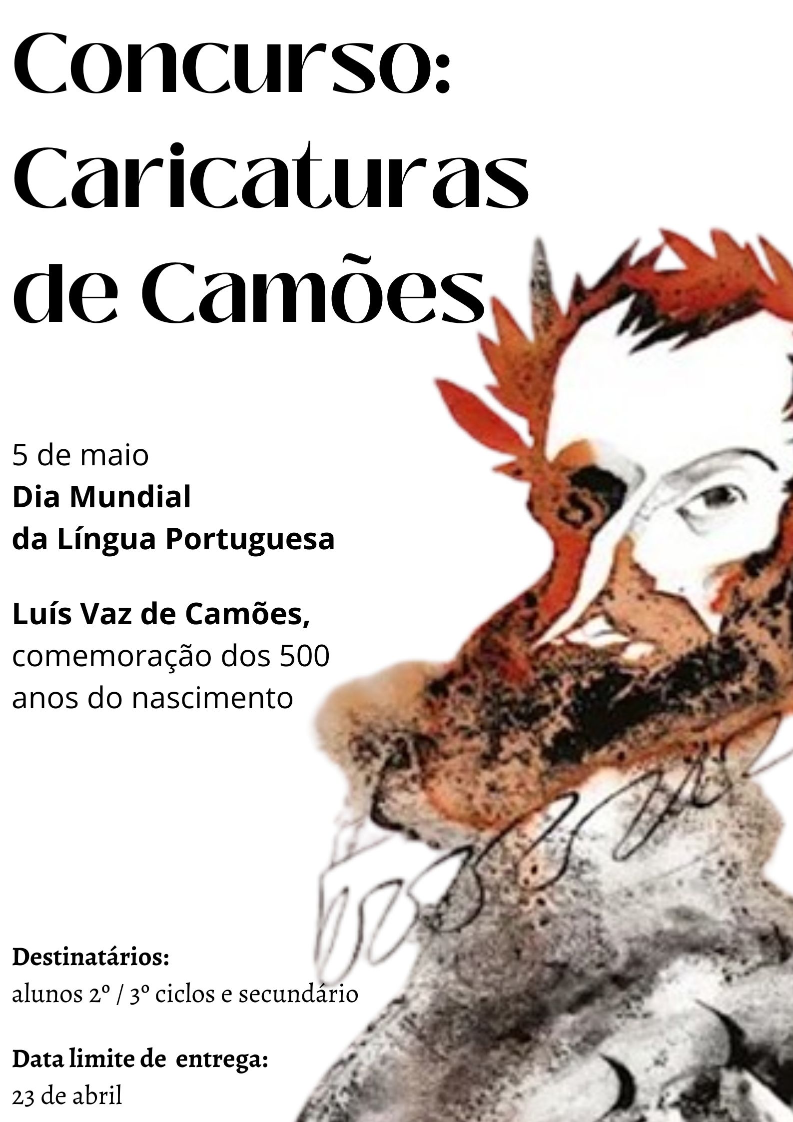 Cartaz concurso caricaturas