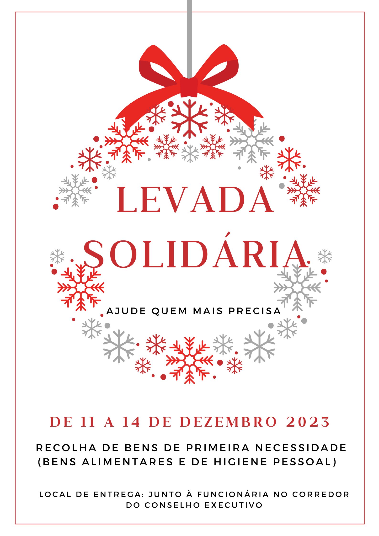 cartaz levada solidaria 2023