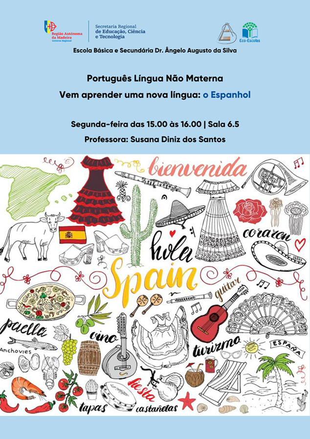 Aulas de Espanhol 2023 2024